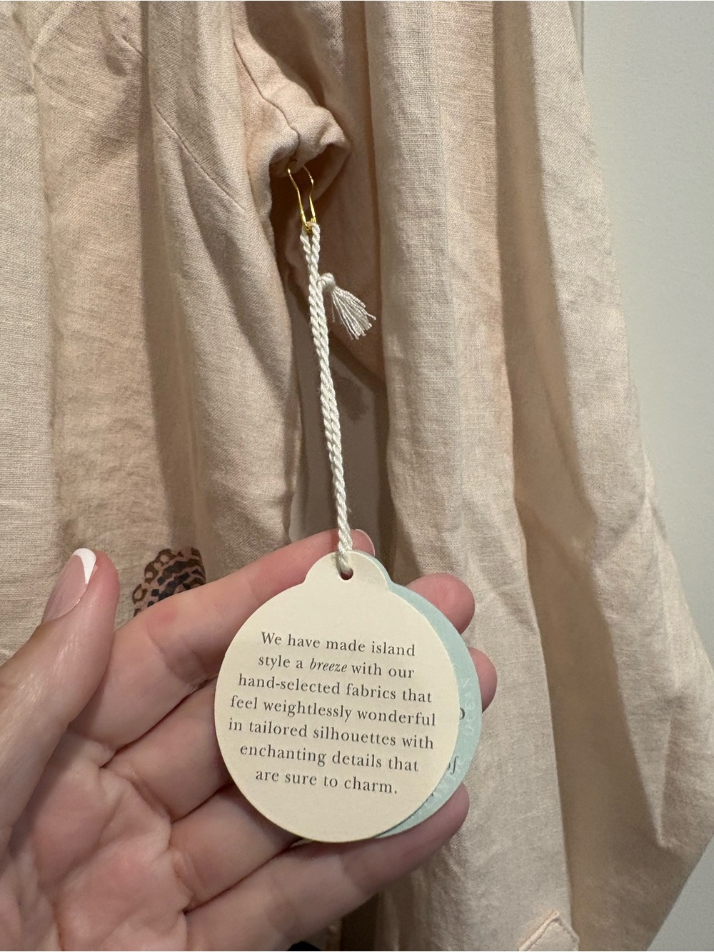 NWT,Spartina 449,Penelope Dress St. Augustine Stems,Size Large - Picture 5 of 7